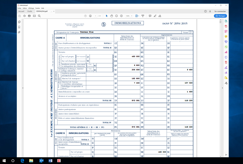 Logiciel Immobilisation Solution Ebp Immobilisations Classic