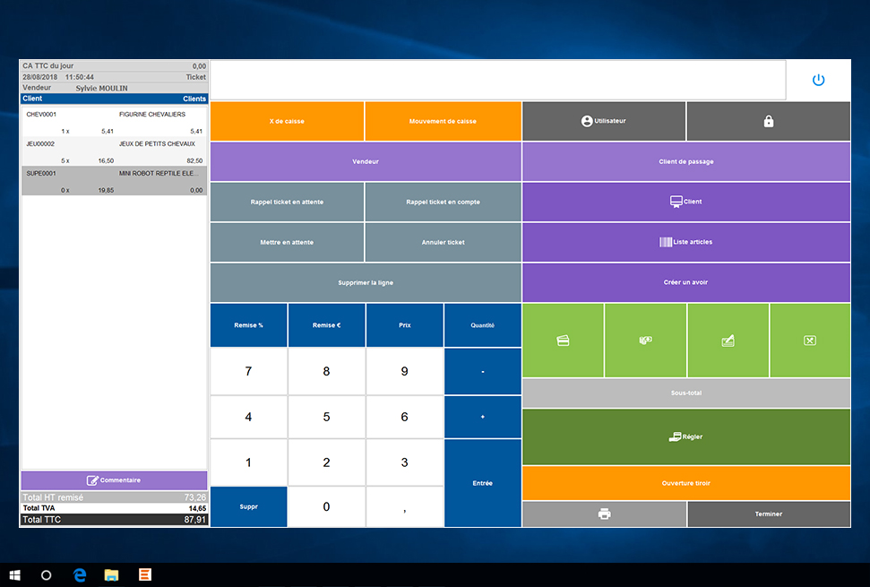 Logiciel De Caisse Point De Vente Classic Entreprises Ebp