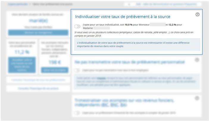 taux prélèvement à la source 3